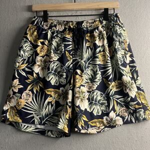 Lucky Brand Saturday Stretch 7" Inseam Floral Swim Shorts Men's Medium